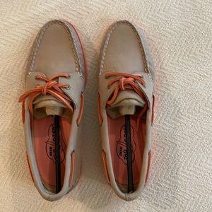 SPERRY WOMEN’S TOP SIDER TAN SHOES SIZE 8M